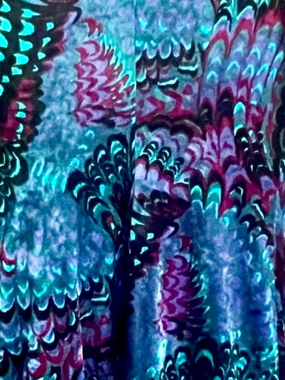 ✨ Rare Vintage Betsey Johnson Velvet Faux Fur Duster Coat - Late 1990s ✨ - Picture 6 of 7